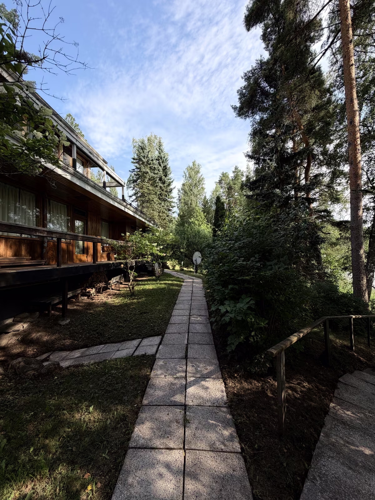 Jälkeen: Kulkuväylän puhdistus
